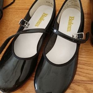 Balera TAP DANCE Black Patent Leather Shoes COPY